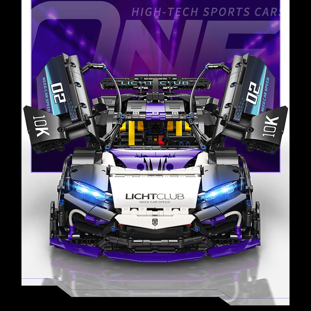 Technik Auto für AMG One Supercar, MY88020, Technik Auto Ferngesteuert, Mit Technik Motor Kit Bausatz Kompatibel mit Lego Technik Supercar