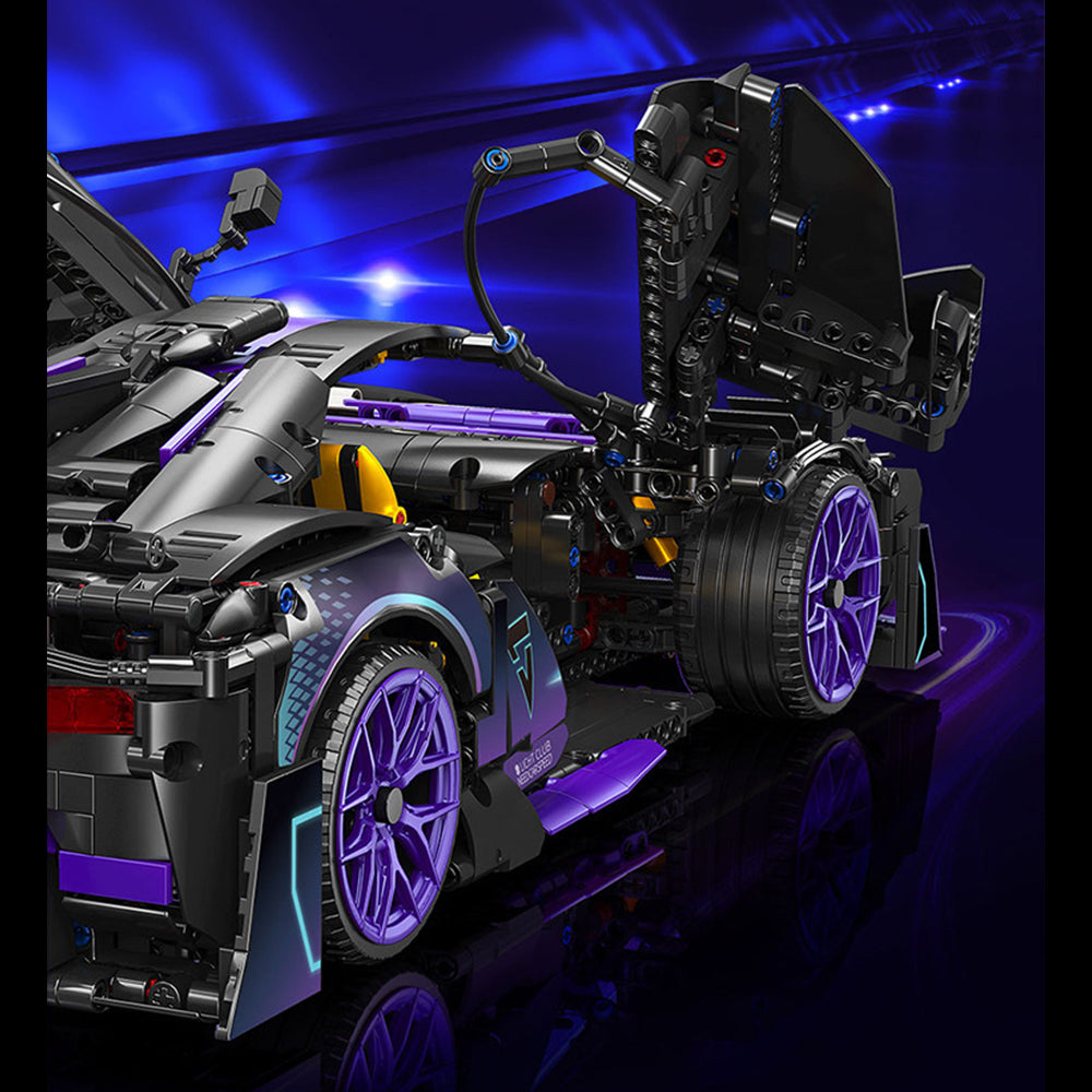 Technik Auto für AMG One Supercar, MY88020, Technik Auto Ferngesteuert, Mit Technik Motor Kit Bausatz Kompatibel mit Lego Technik Supercar