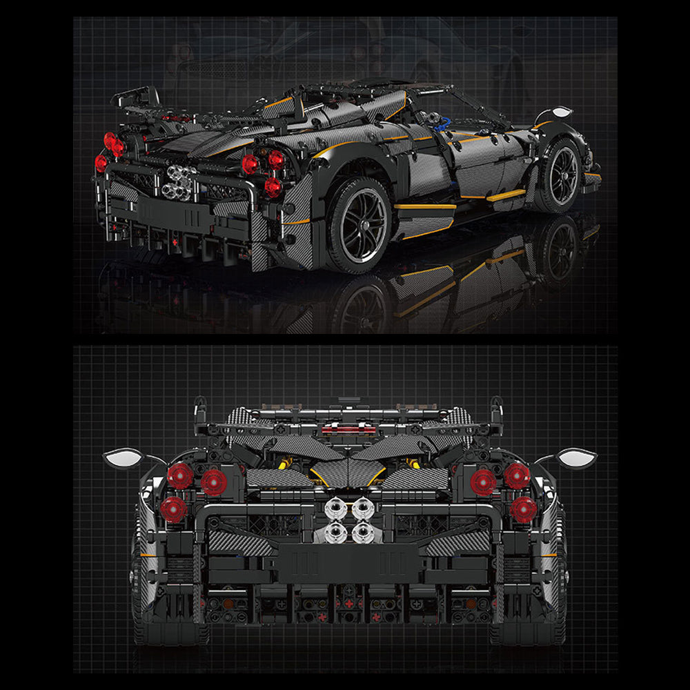 Technik Auto für Pagani Huayra Supercar, 4800+ Teile Technik Auto Klassischer Supercar, Technik Auto Bausatz Kompatibel mit Lego Technik Supercar