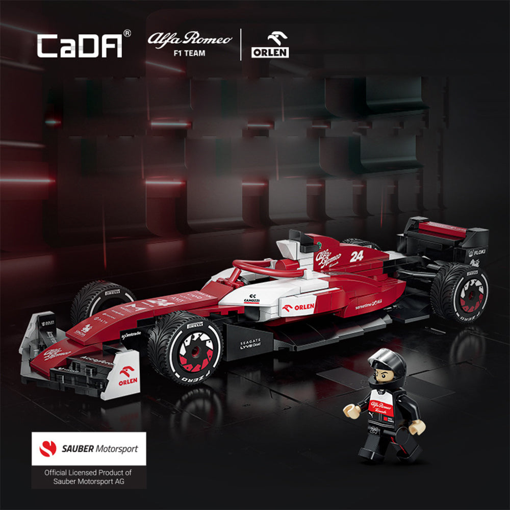 Alfa Romeo F1® Team ORLEN C42, CaDA C55026 MOC Rennauto KIemmbausteine (283 Teile)