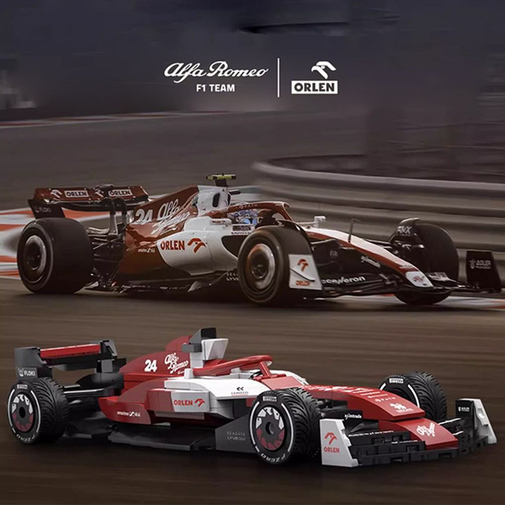 Alfa Romeo F1® Team ORLEN C42, CaDA C55026 MOC Rennauto KIemmbausteine (283 Teile)
