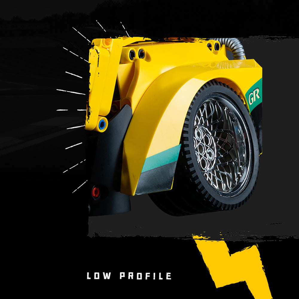 Technik Auto für Toyota Supra, 2620+ Teile Technik Auto Ferngesteuert Auto Motorisierte Sportwagen Modellbau Custom Bausteine Kompatibel mit Lego Technik Auto