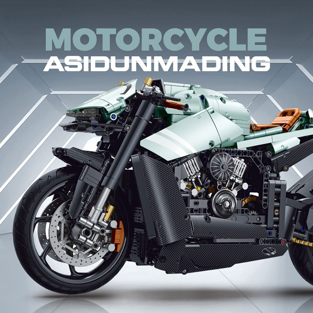 Technik Motorrad Aston Martin AMB 001 Modell, 1828 Teile