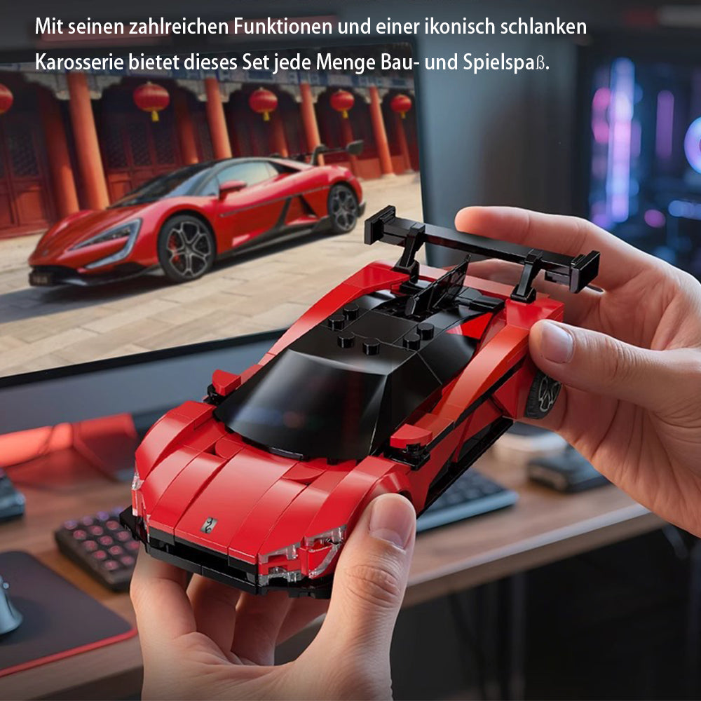 CADA C55045W BYD U9 Supercar, Technik Rennauto KIemmbausteine, Maßstab 1: 24 Modell, 291 Teile C55045 Bausatz