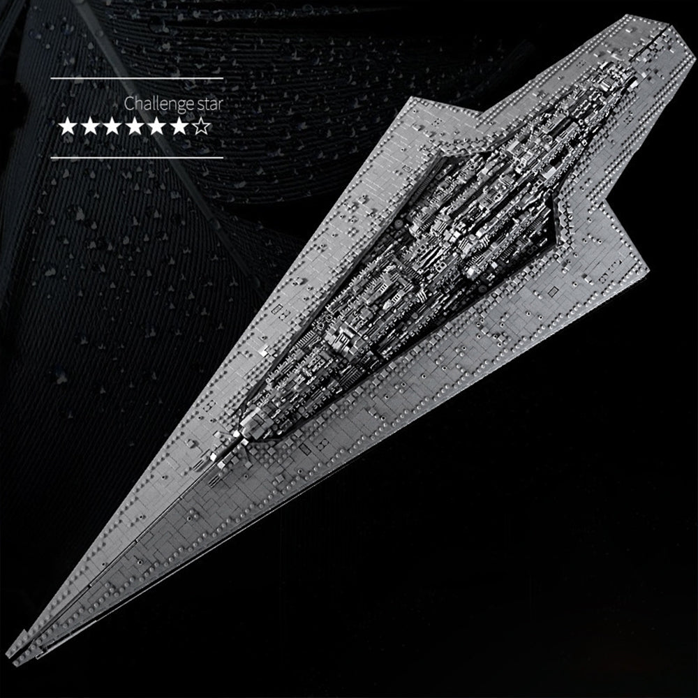 Sternenzerstörer Modell für Lego Star Wars, 7500+ Teile Groß UCS Super Star Destroyer MOC Klemmbausteine Bauset Kompatibel mit Lego Sternenzerstörer, MK6001