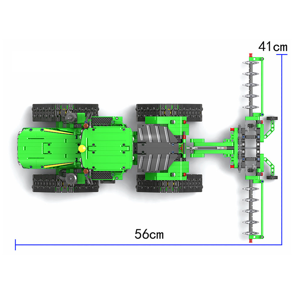 Technik Traktor Technic Ferngesteuert Traktor, 1706 Teile Technik Motorisierter Raupentraktor