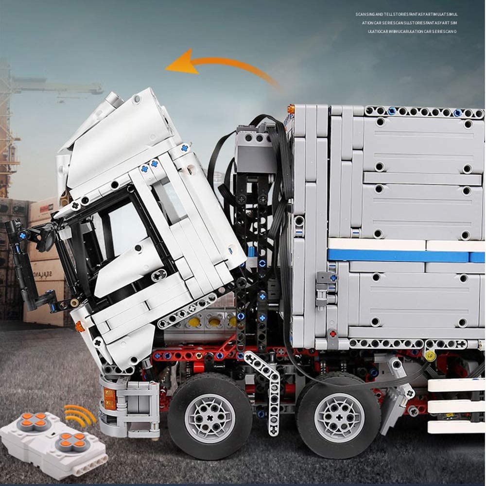 Technik LKW mit Container Ferngesteuert Auto mit 8 Motoren, 4166 Teile Technic LKW Truck Modell