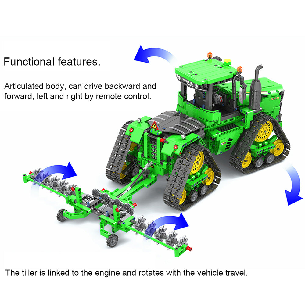 Technik Traktor Technic Ferngesteuert Traktor, 1706 Teile Technik Motorisierter Raupentraktor