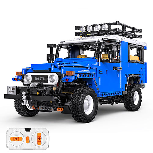 Technik Auto J40, Technik Ferngesteuert Offroader 4x4 Modell, 2101 Teile Bausteine Auto mit Motor und Fernbedienung