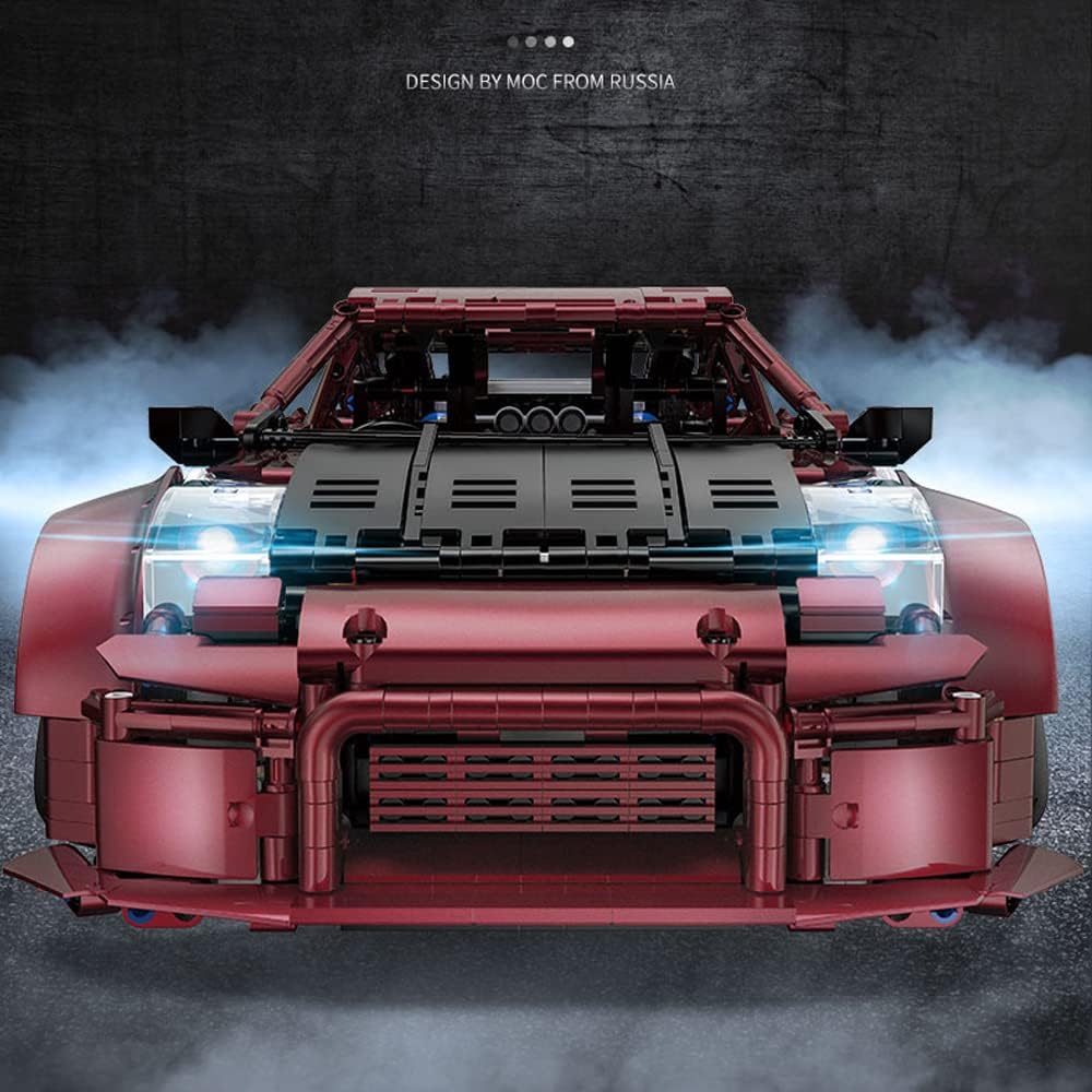 Technik Sportwagen für Porsche 911 Turbo S, Technik Auto Ferngesteuert YC23005, Technik Auto Mit Motors Modellbau Set Kompatibel mit Lego Technik Auto