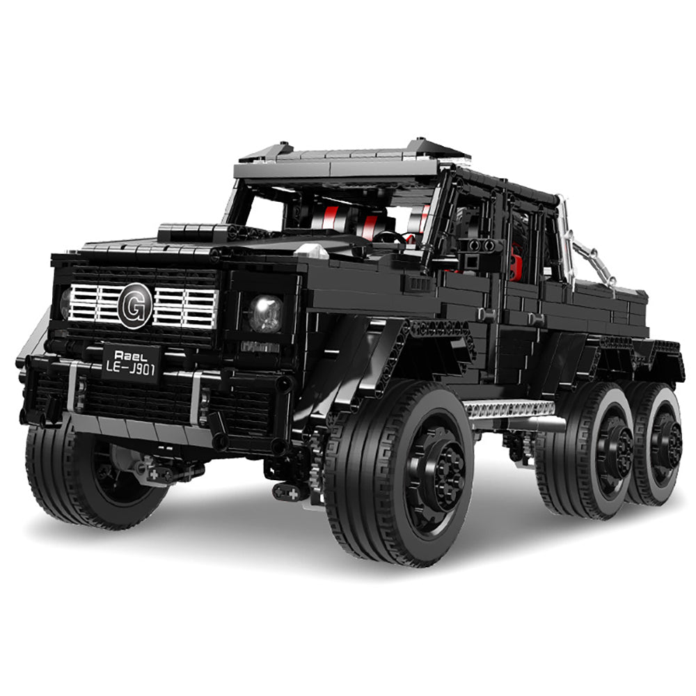 Technik 6x6 Mercedes Benz G63, 3300 Teile Technik Geländefahrzeug Technic Ferngesteuert Auto Modell