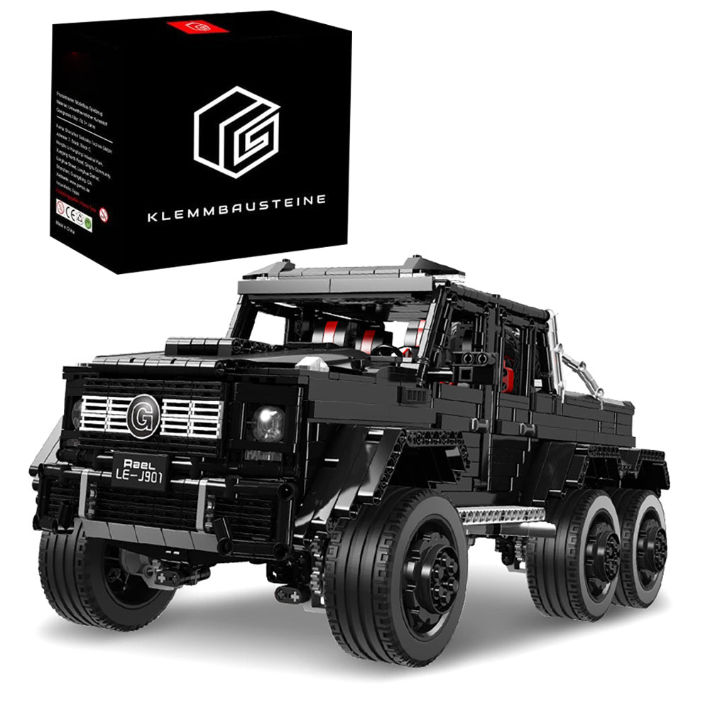 Technik 6x6 Mercedes Benz G63, 3300 Teile Technik Geländefahrzeug Technic Ferngesteuert Auto Modell