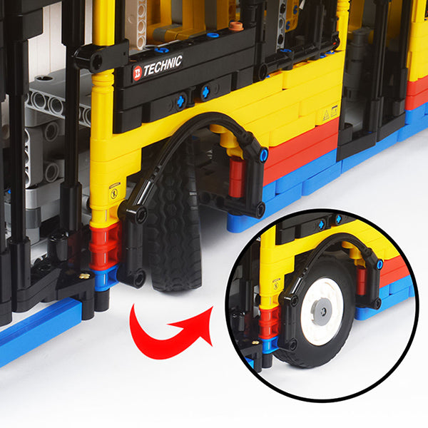 Technik Bus Model, 4255 Teile Technic Ferngesteuert Bus mit App Kontroller und Motoren