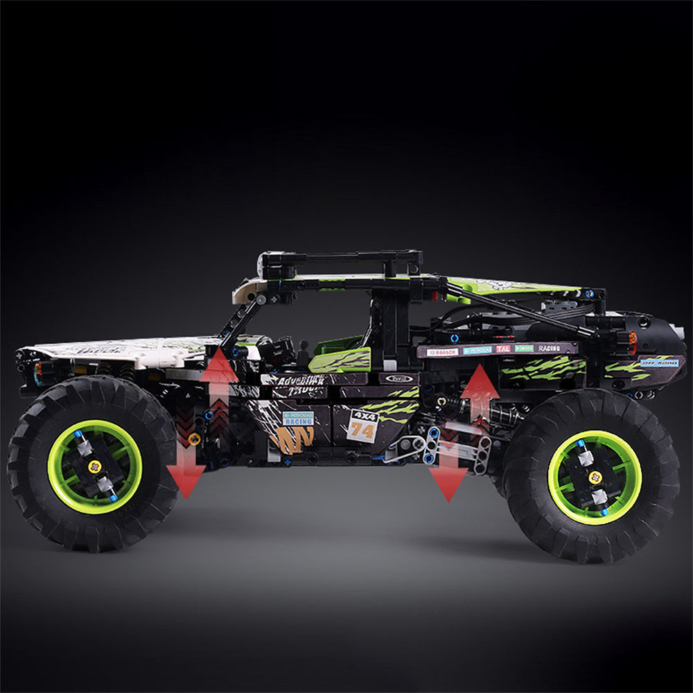 Technik 4x4 X-Treme Buggy, 1890 Teile Technik Geländefahrzeug Technic Ferngesteuert Auto Modell