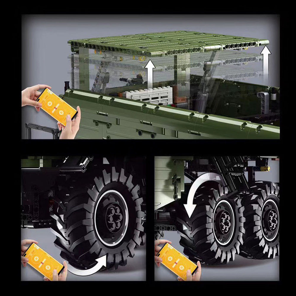 Technik Wohnwagen Ferngesteuert Auto, 6689 Teile Technic Wohnmobil Modell
