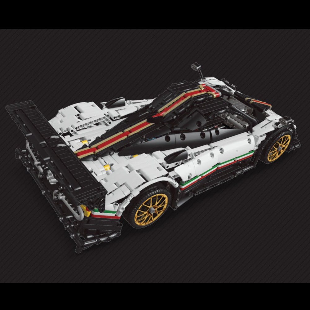 Technik Auto Pagani Zonda, 2299 Teile Technik Sportwagen Motorisierte Modell, Technik Ferngesteuert Auto Custom Bausteine Kompatibel mit Lego Technik