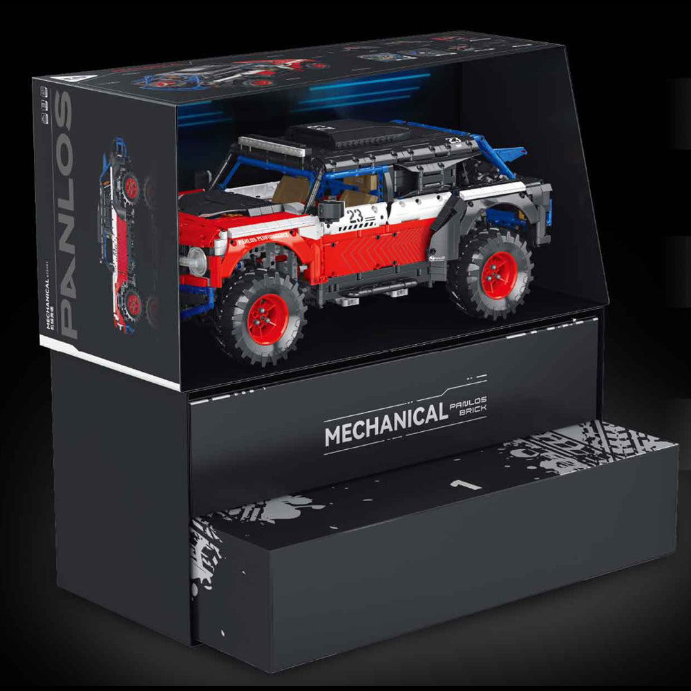 Technik Auto für Ford Bronco DR, 2920 Teile Technik Off Road Mit Motor Technic Auto Ferngesteuert 4x4 Offroader Klemmbausteine kompatibel mit Lego Technik Auto…