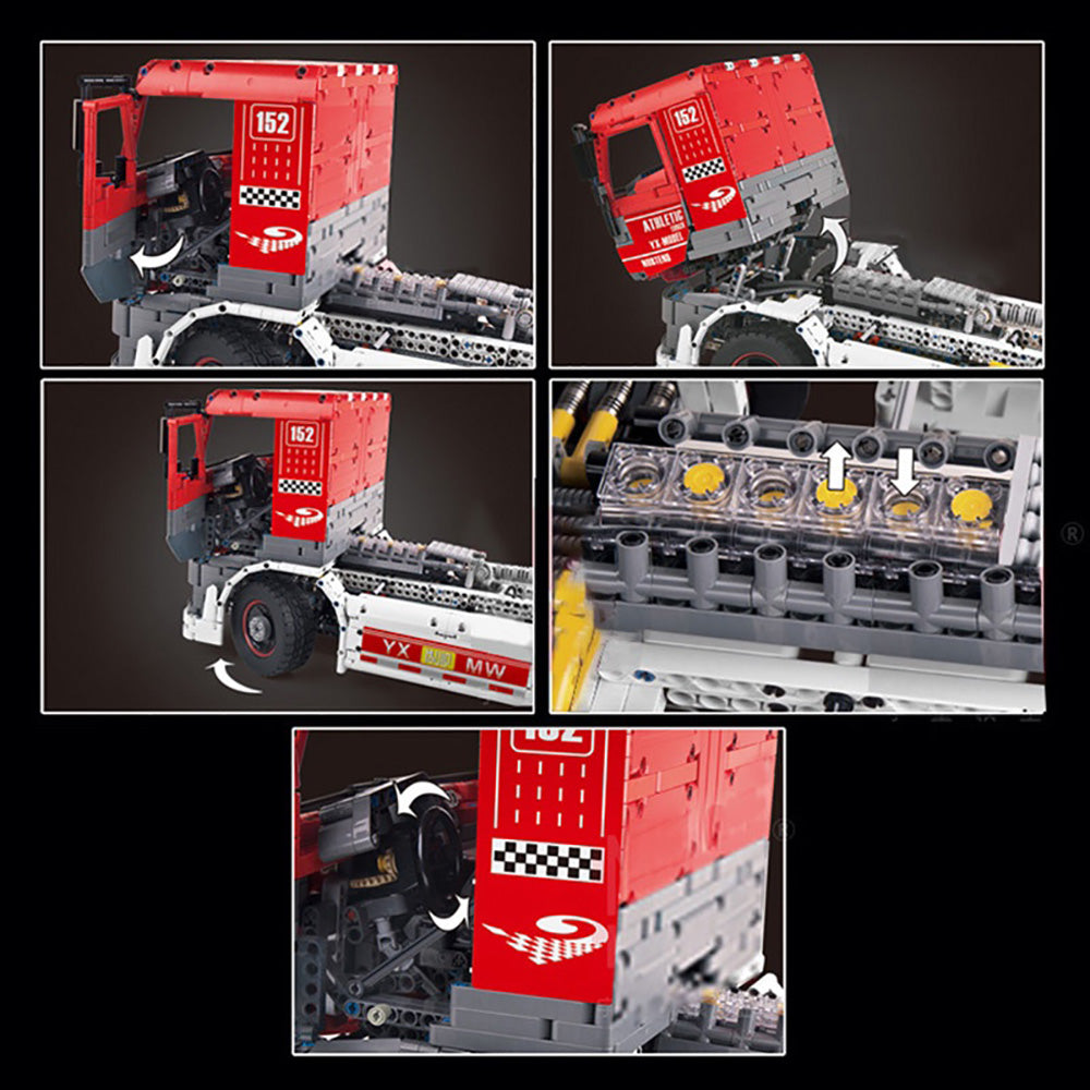 Technik LKW Ferngesteuert Auto mit 4 Motoren, 2638 Teile Technic LKW Truck Modell