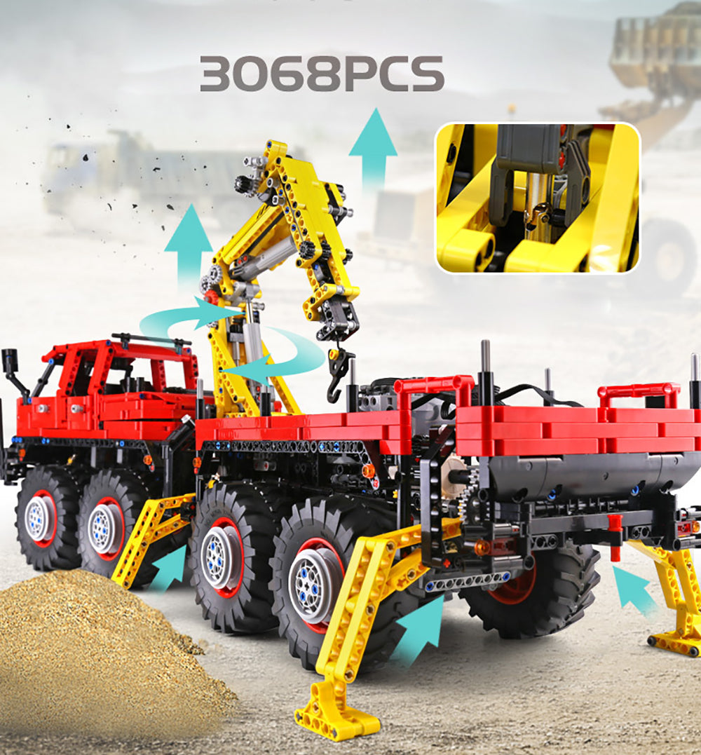Technik Offroad LKW 8X8, Technic Ferngesteuert LKW Mit Kran Modell