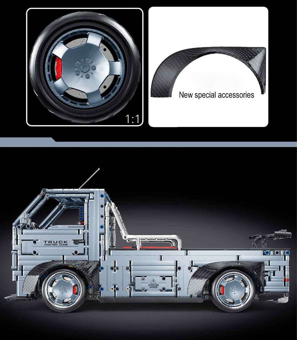 Technik LKW Modell, 2493 Teile Technik Ferngesteuert Auto Modell mit App-Kontroller Bausatz Kompatibel mit Lego Technik…