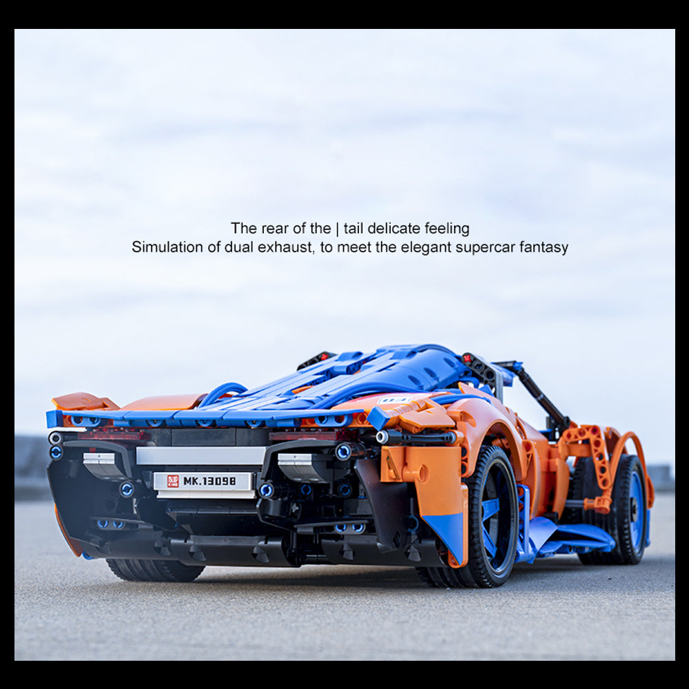 Technik Supercar Mclaren Speedtail 13098, Technik Sportwagen Ferngesteuert, 1883 Teile Technik Auto Motorisierte Modell mit Motoren, Custom Bausteine Kompatibel mit Lego Technik