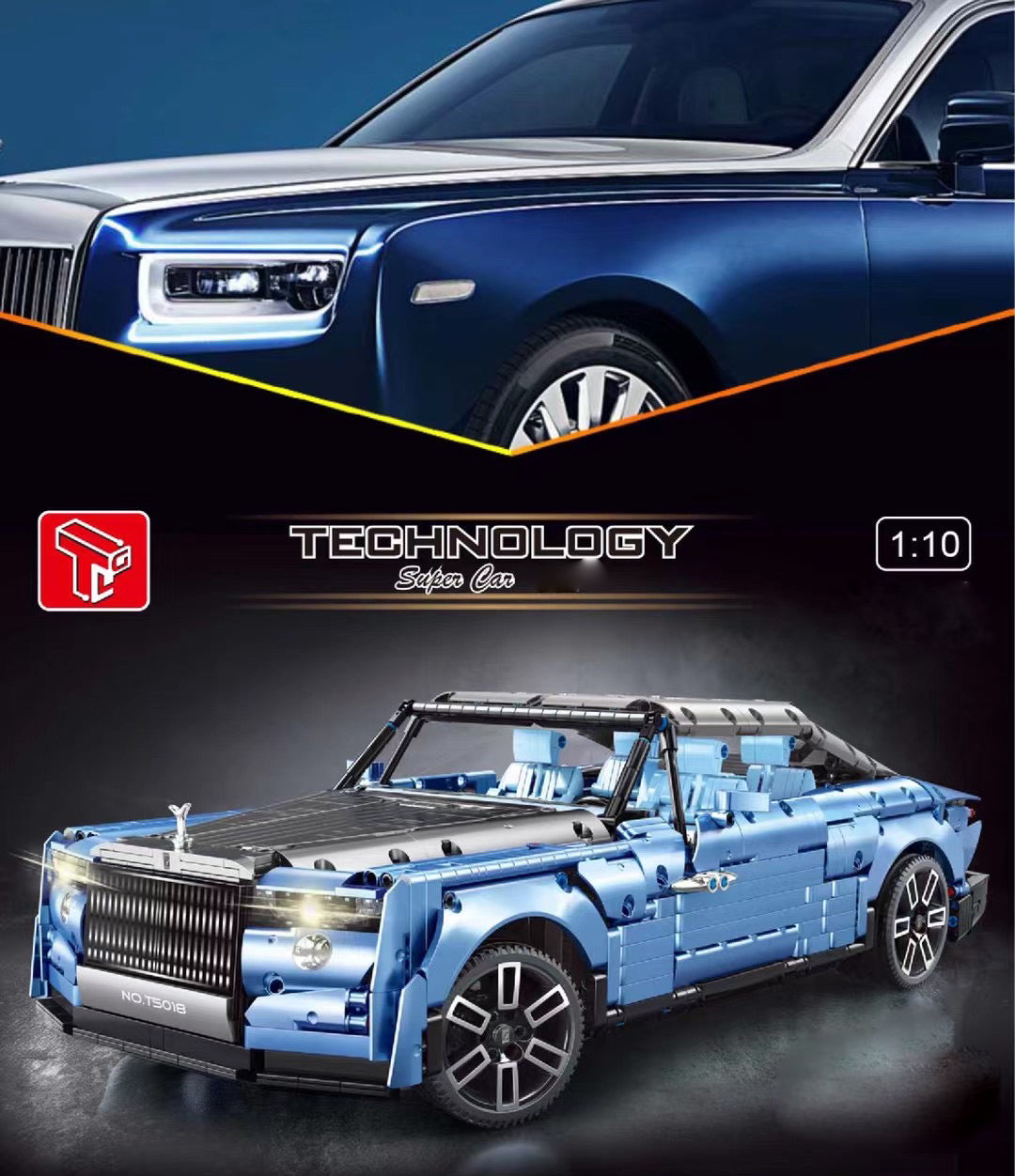 Cabrio Rolls-Royce Technik Modell