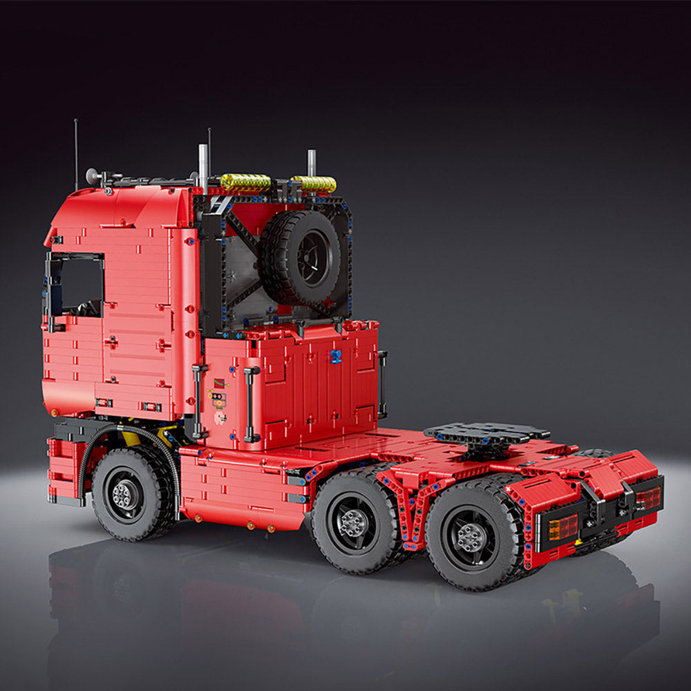 Technik LKW mit Anhänger, 8193 Teile Technik Truck mit Anhänger Ferngesteuert LKW, Technik Truck mit 9 Motor Bauset Kompatibel mit Lego Technik