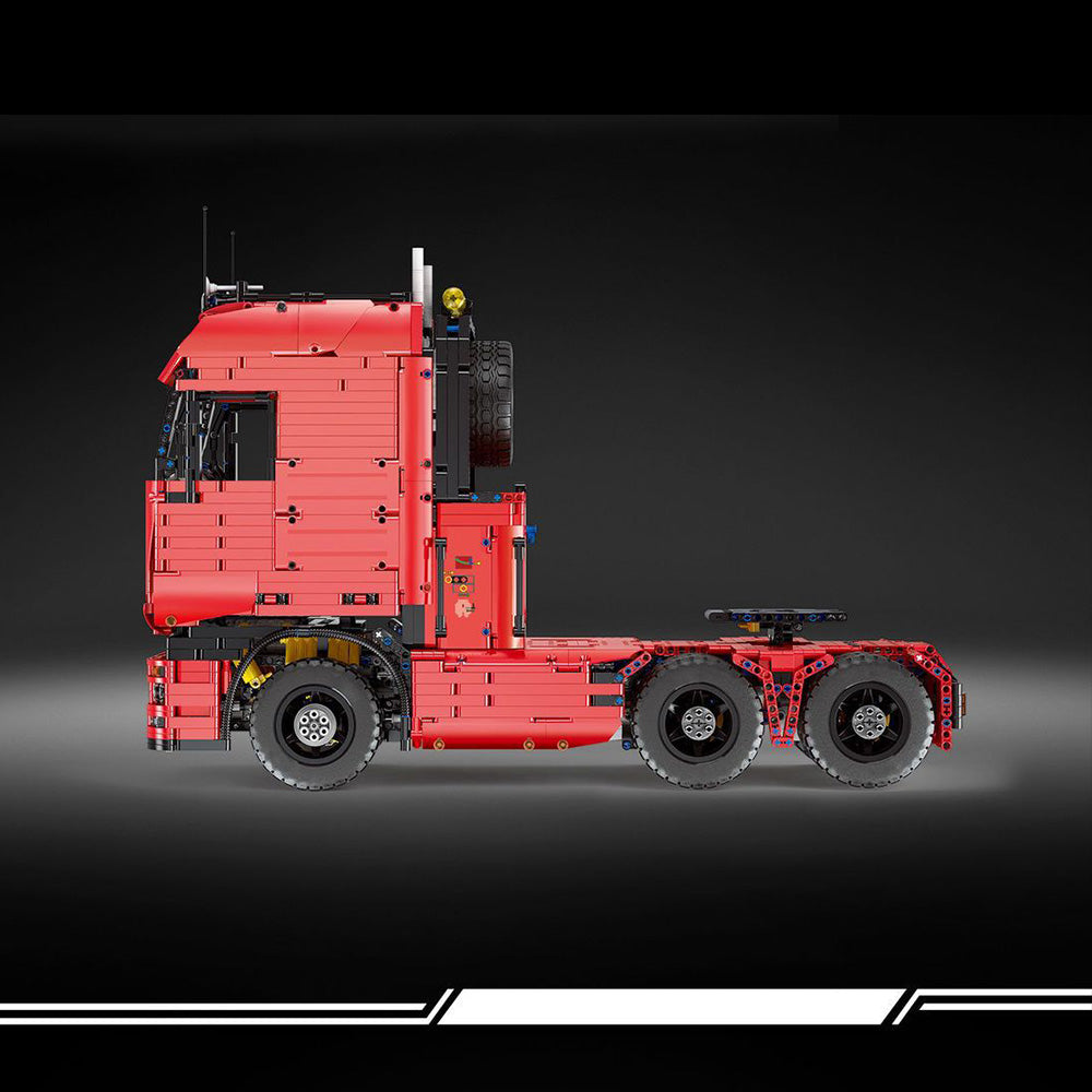 Technik LKW mit Anhänger, 8193 Teile Technik Truck mit Anhänger Ferngesteuert LKW, Technik Truck mit 9 Motor Bauset Kompatibel mit Lego Technik