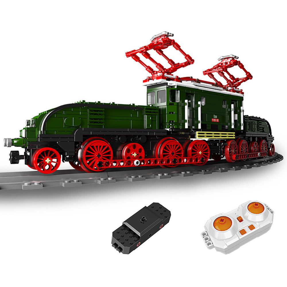 Technik Zug 0BB Technik Lokomotive Modell, 919 Teile Technik Zug 1189 Serie mit Schienen Custom Bausteine Kompatibel mit Lego Technik Zug