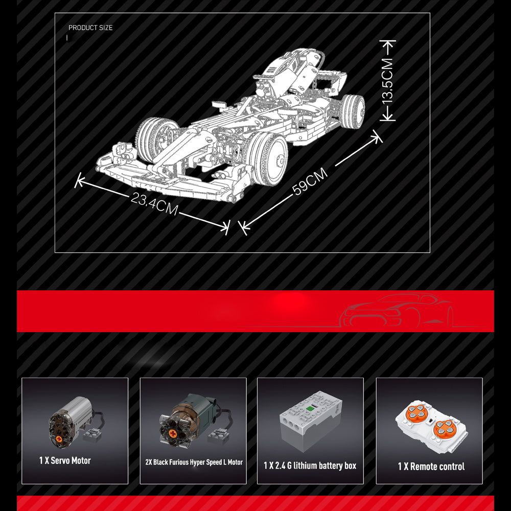 Technik F1 Speed Rennwagen
