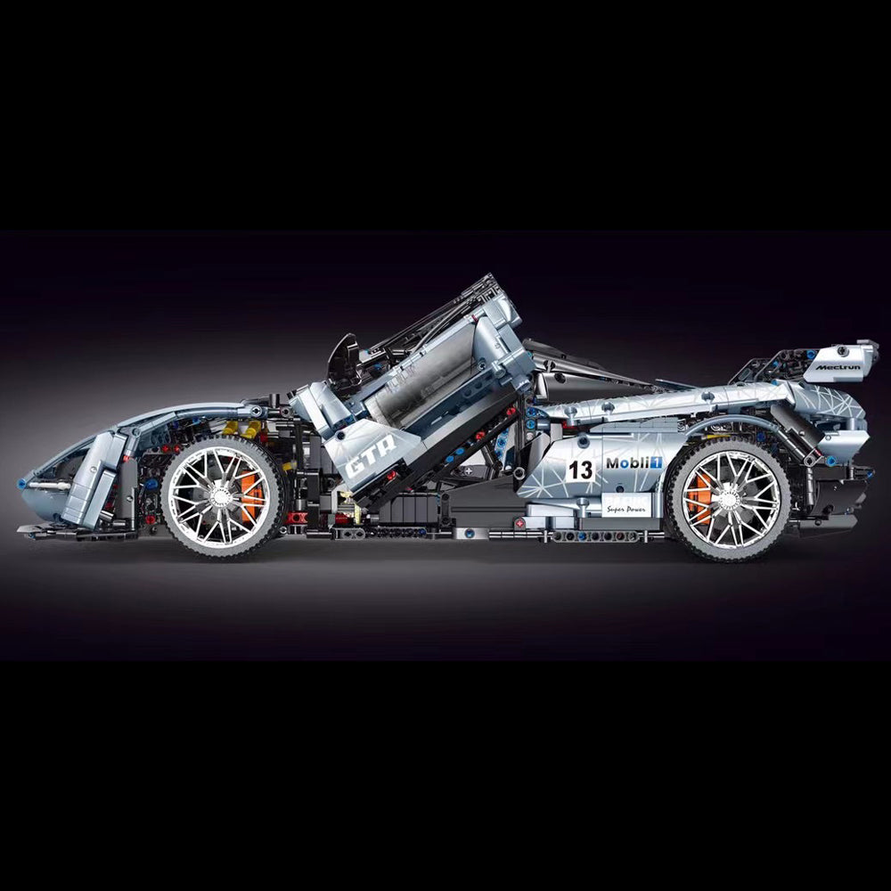 Technik Auto für Mclaren Senna, 3780 Teile Technik Sportwagen Ferngesteuert Mit 4 Motoren, Technic Rennwagen Modellbau Klemmbausteine Kompatibel mit Lego Technik