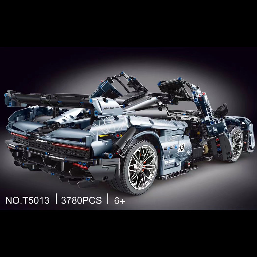 Technik Auto für Mclaren Senna, 3780 Teile Technik Sportwagen Ferngesteuert Mit 4 Motoren, Technic Rennwagen Modellbau Klemmbausteine Kompatibel mit Lego Technik