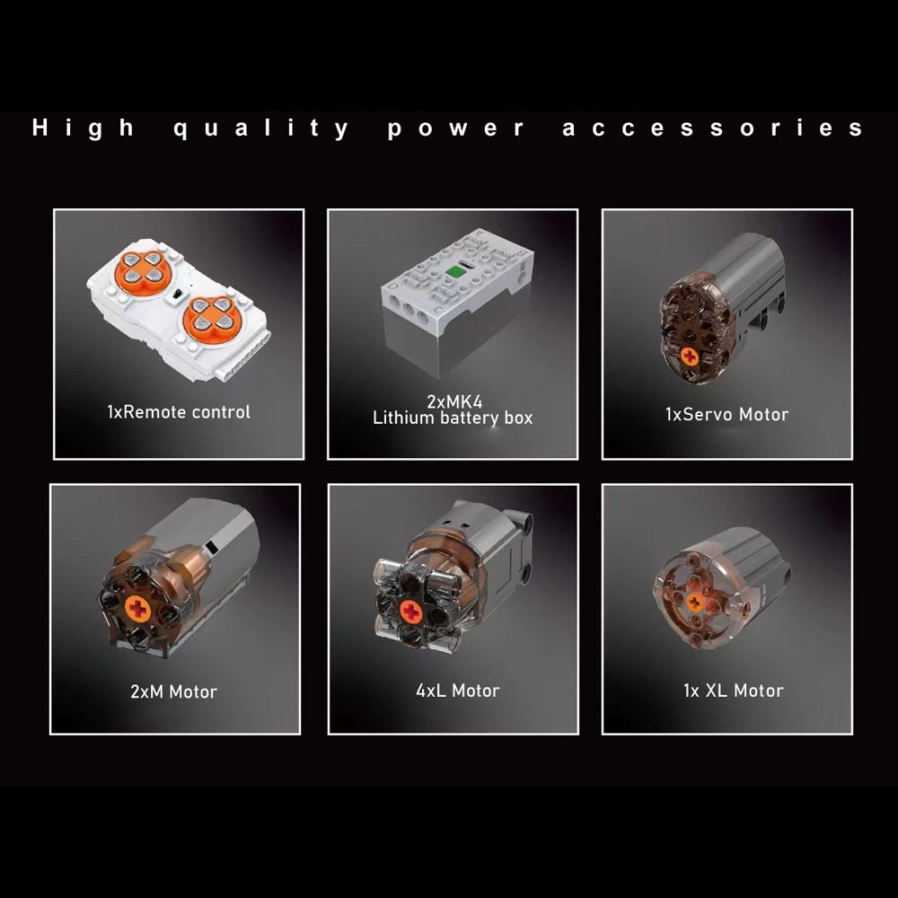 Technik Bagger Technik Bulldozer 2 in 1 Technik Bagger Ferngesteuert Modell, 2239 Teile Technik Bagger Modell Kompatibel mit Lego Technik Bagger