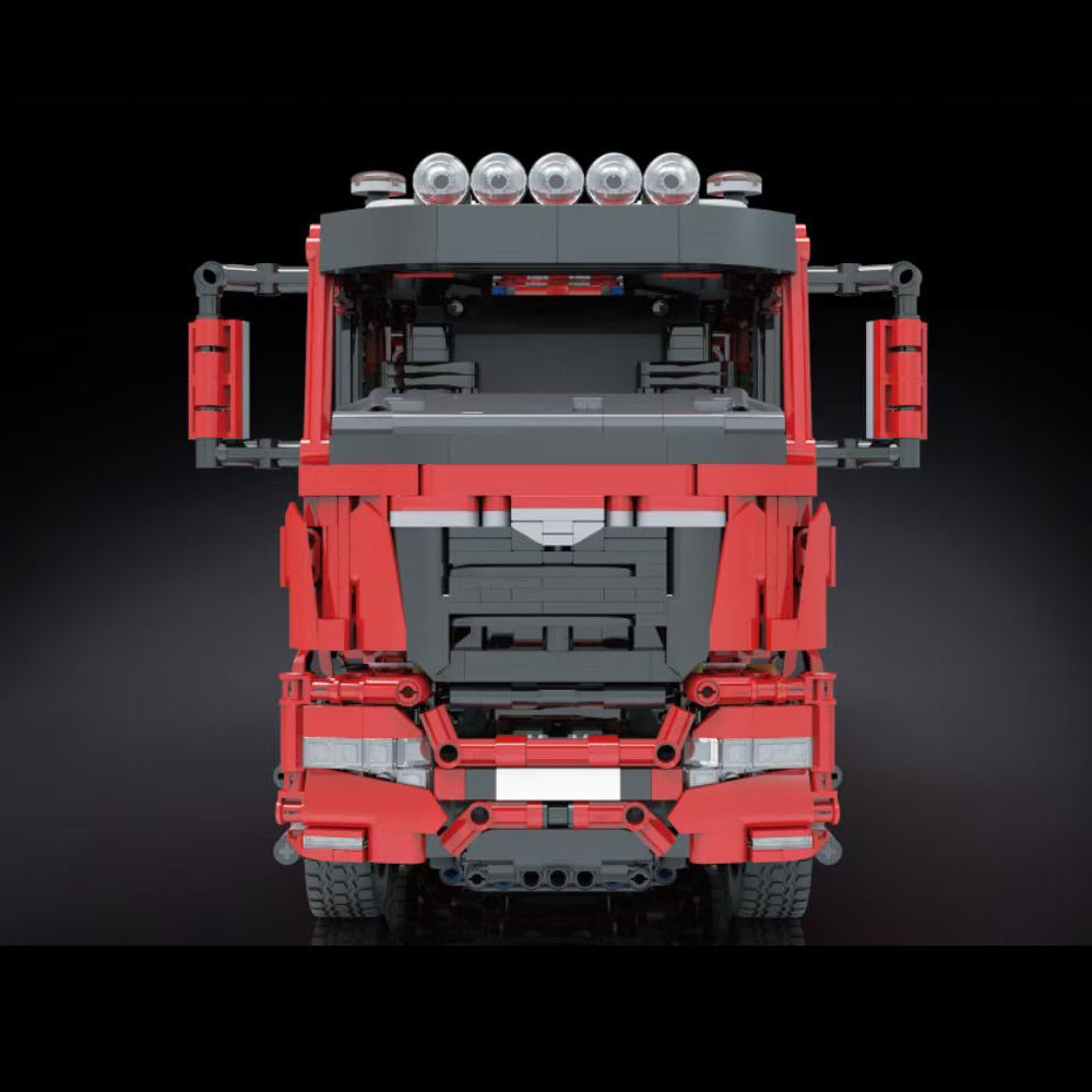Technik Feuerwehr LKW, 4420 Teile Technik Feuerwehrauto, Technic Ferngesteuert Auto mit 7 Motoren Bausatz Kompatibel mit Lego Technik