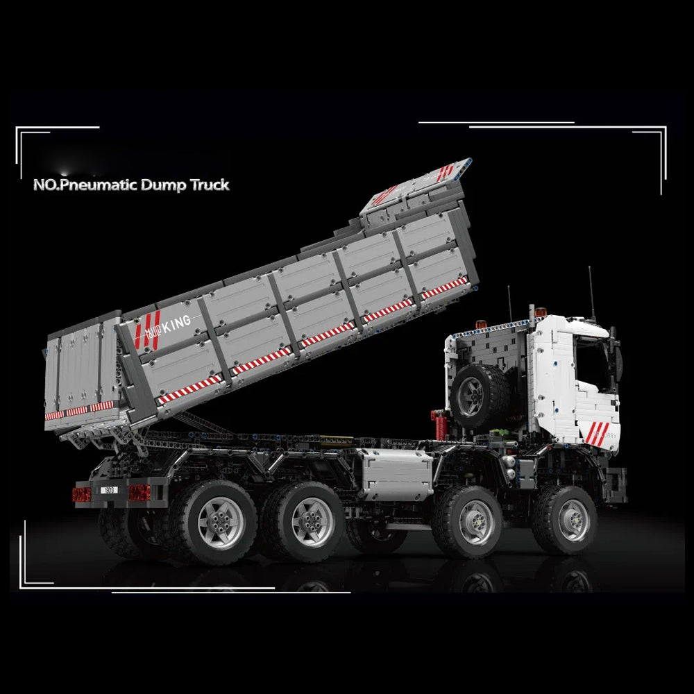 Technik LKW Ferngesteuert, Technic Pneumatik Dumper 19013 Modell, 5768 Teile Technik Truck Motorisierte Modell mit 8 Motoren, Custom Bausteine Kompatibel mit Lego Technik