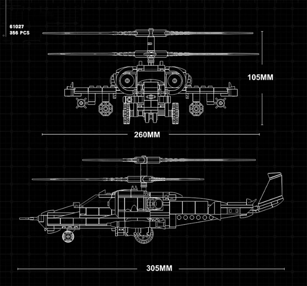 Technik Helikopter Modell, Technik 61027 Technik Hubschrauber Technik Helicopter Custom Bausteine Kompatibel mit Lego Technik…