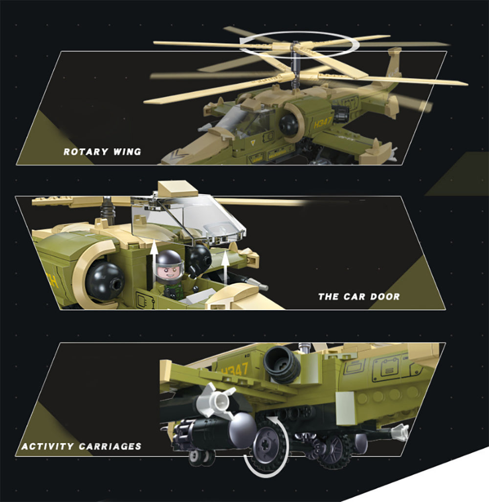 Technik Helikopter Modell, Technik 61027 Technik Hubschrauber Technik Helicopter Custom Bausteine Kompatibel mit Lego Technik…