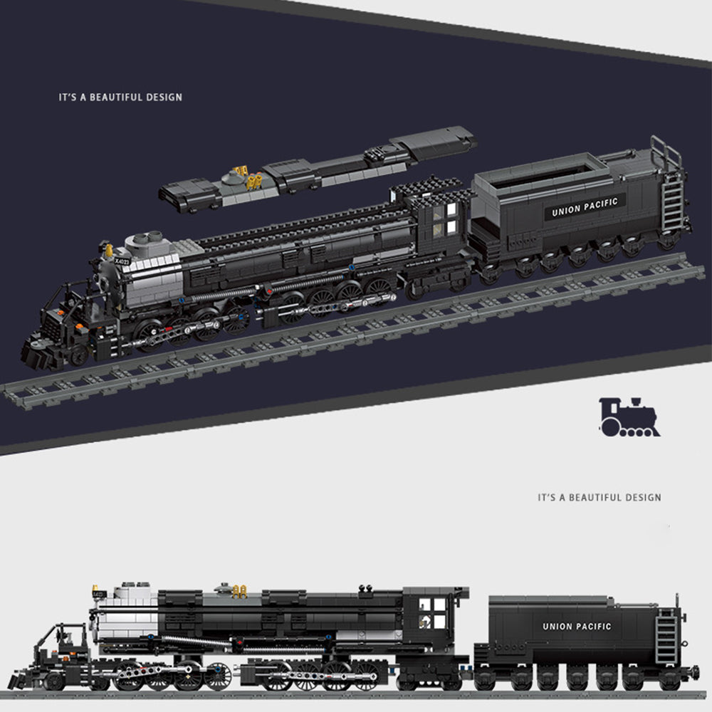 Technik Zug Lokomotive Modell, 1608 Teile Technik Dampflokomotive Technik Zug Schienen Custom Bausteine Kompatibel mit Lego Technik