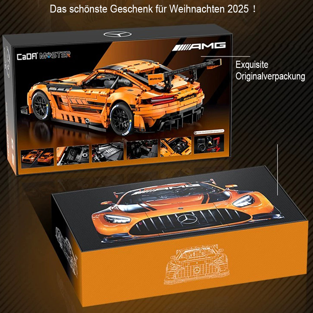 Mercedes AMG GT3, CaDA C64008W MOC Auto KIemmbausteine (5466 Teile)