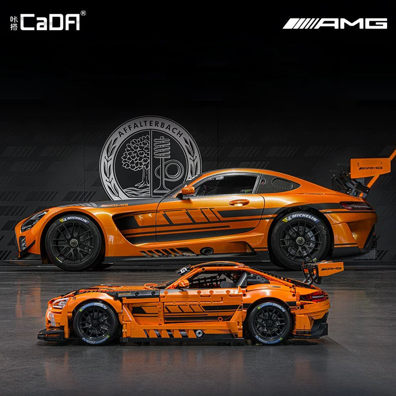 Mercedes AMG GT3, CaDA C64008W MOC Auto KIemmbausteine (5466 Teile)