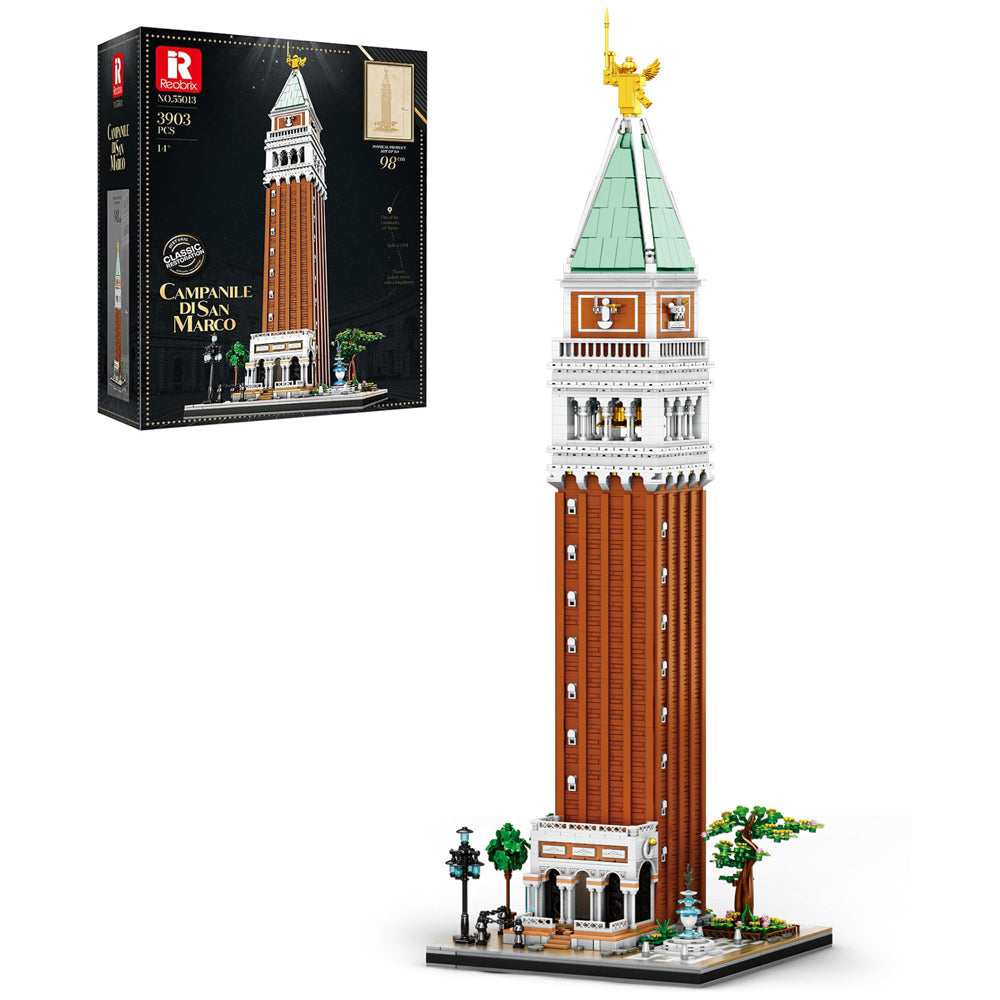 Markusturm in Venedig Architektur Klemmbausteine Set - 3903 Teile Gotisches Modular Building Modell Bausatz