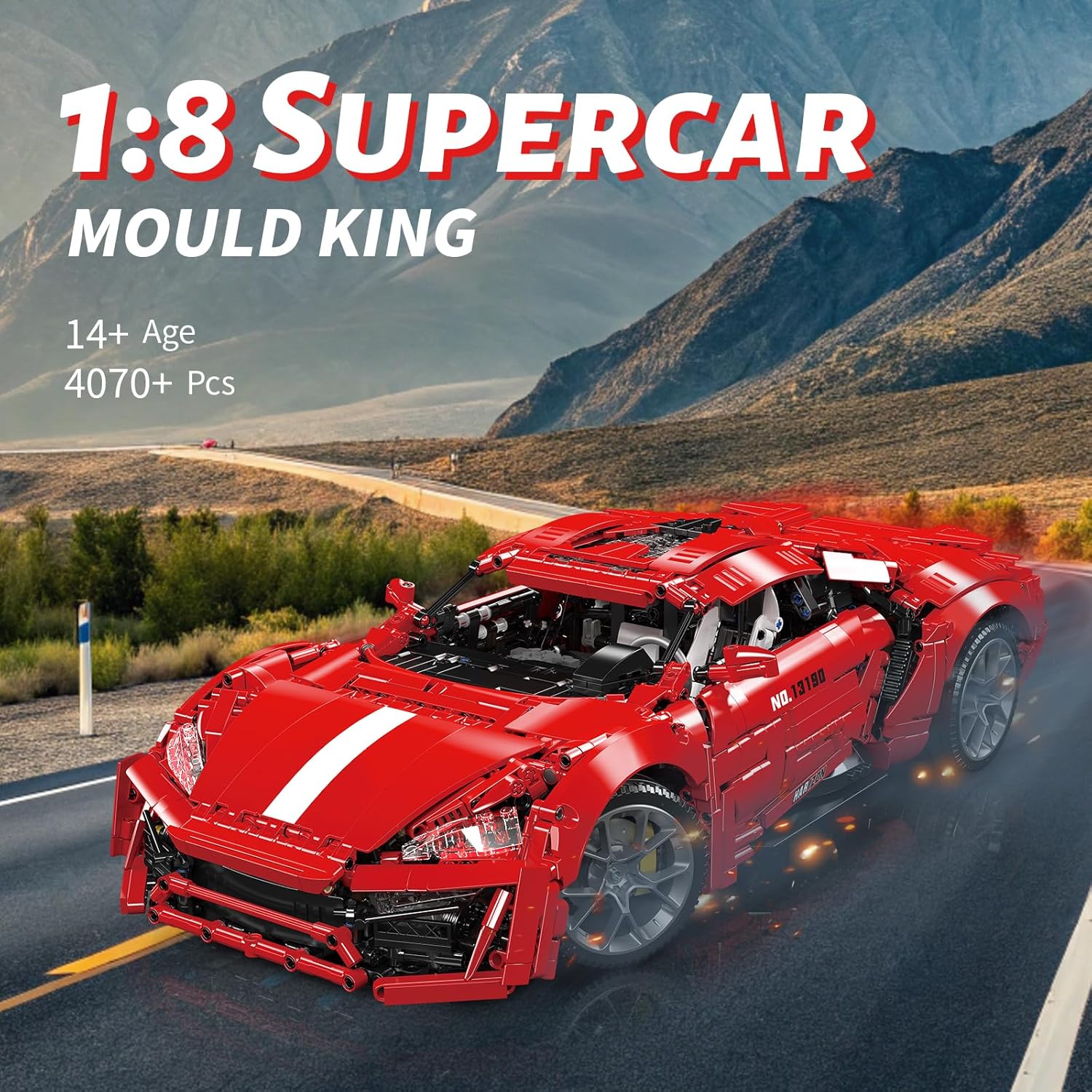 Mould King 13190 Lykan Technik Auto HyperSport Modell
