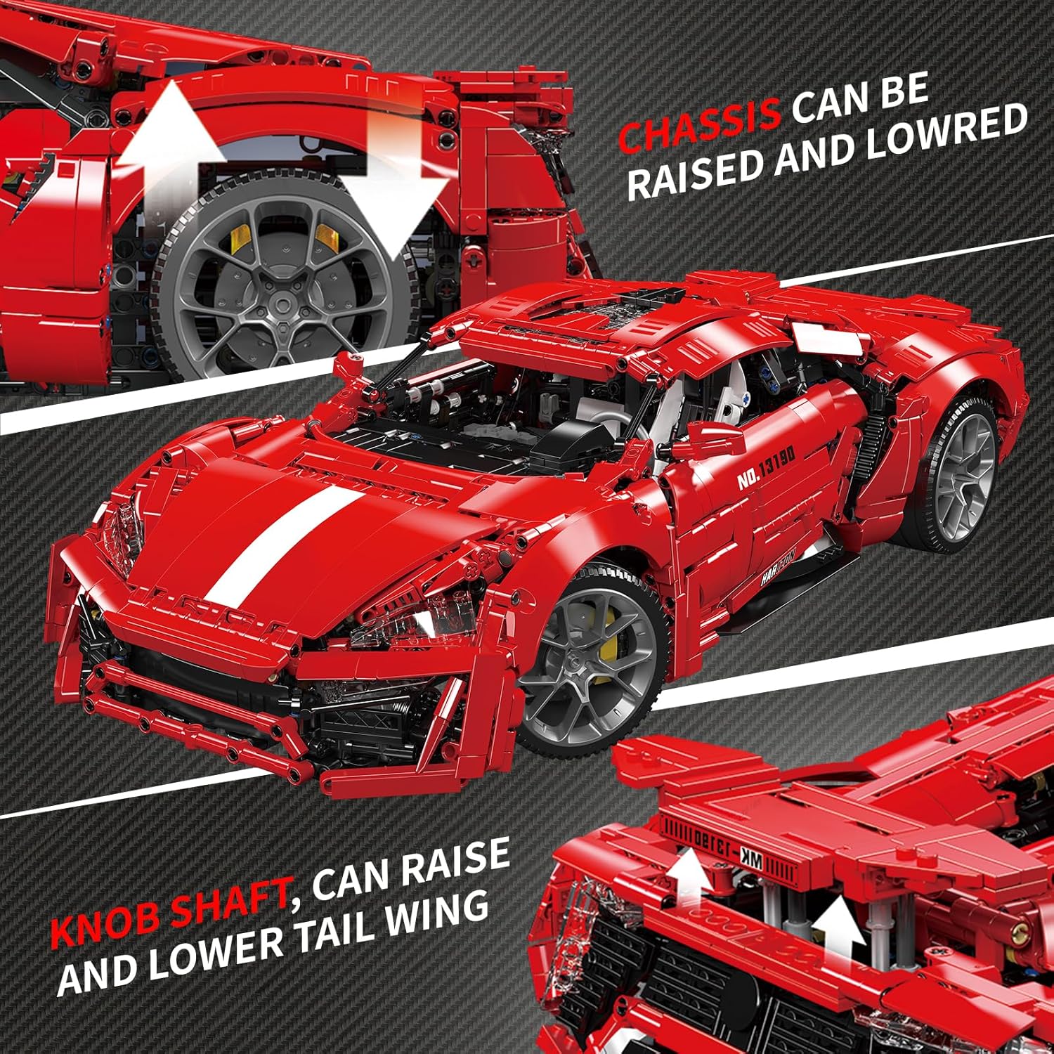 Mould King 13190 Lykan Technik Auto HyperSport Modell
