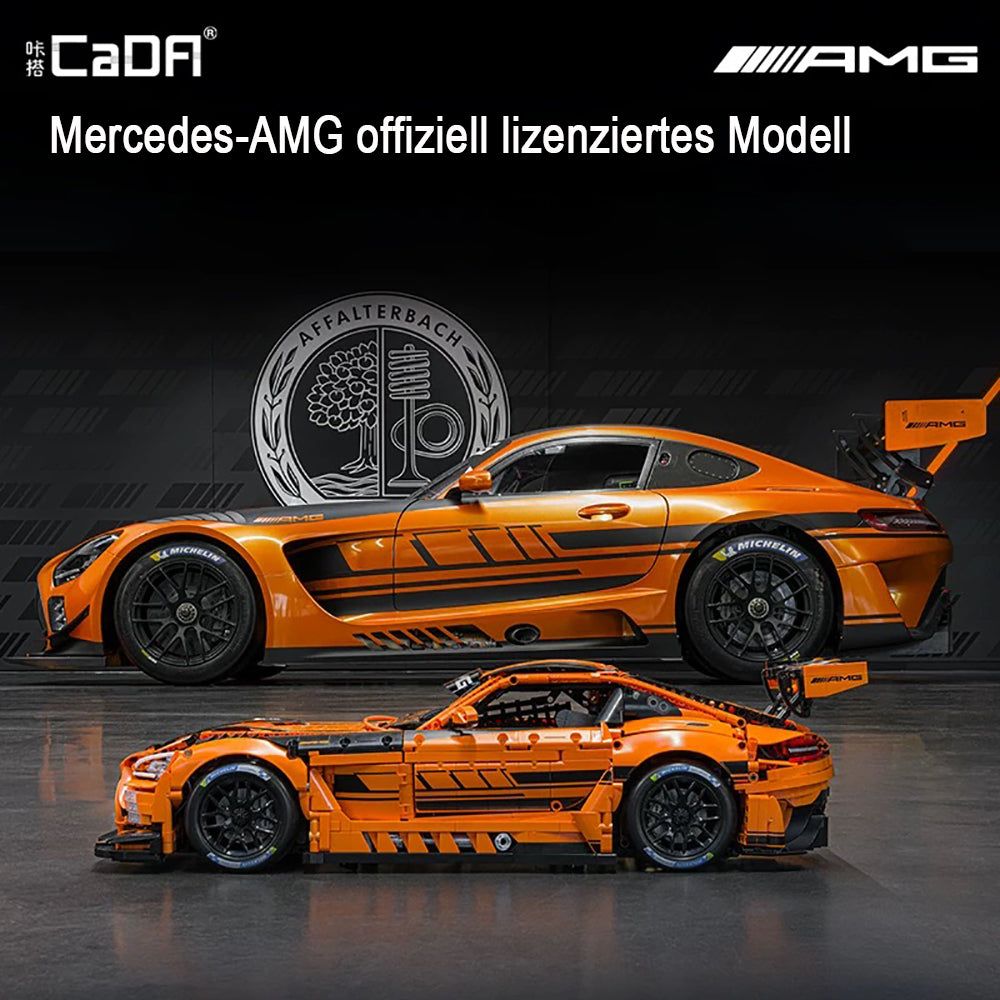 Mercedes AMG GT3, CaDA C64008W MOC Auto KIemmbausteine (5466 Teile)