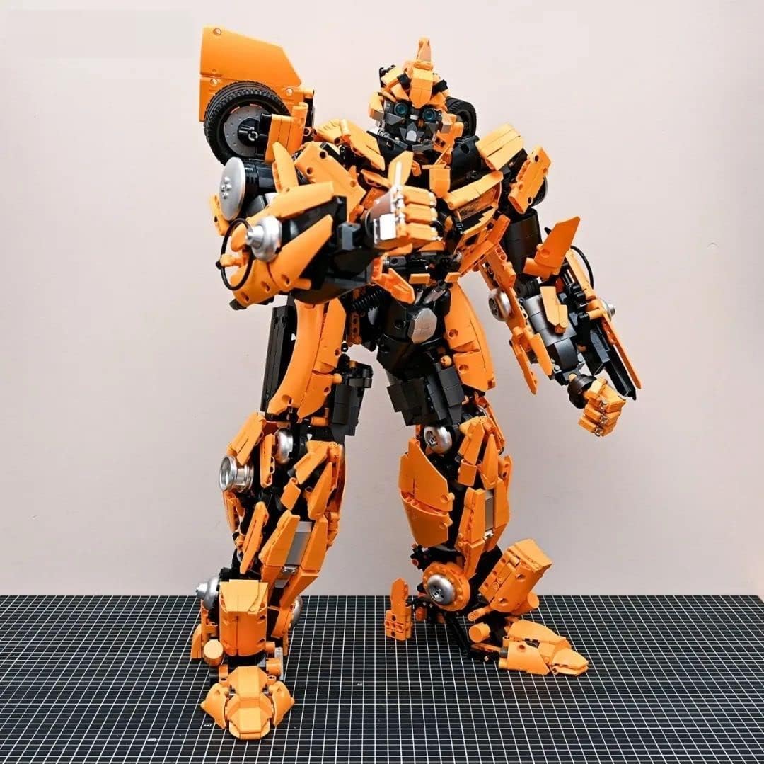 Technik Bumblebee Modellbausatz, 5692 Teile Groß MOC Klemmbausteine Bumblebee Bauset, Kompatibel mit Lego Optimus Prime Bumblebee