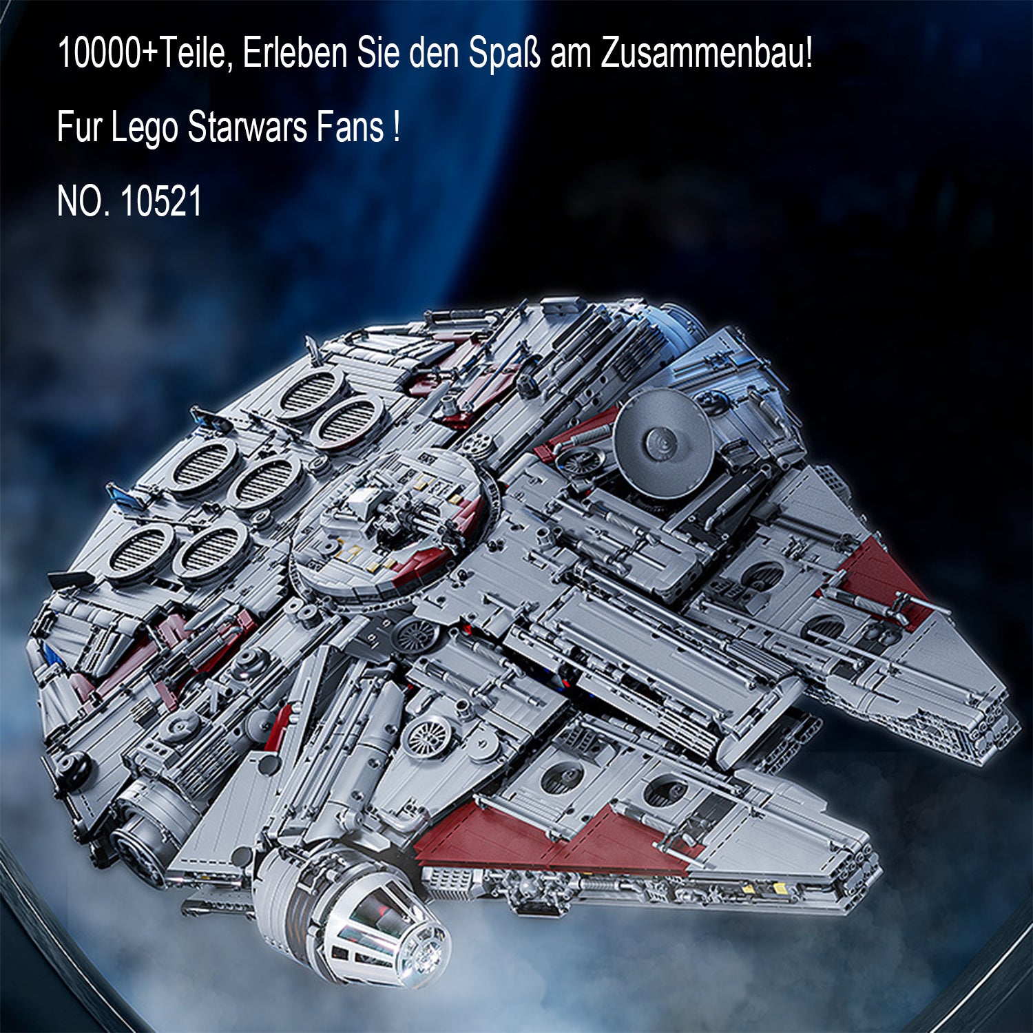 Raumschiff für Lego Star Wars Millennium Falcon Mark II, 11230+ Teile Raumschiff Modell Klemmbausteine Bauset Kompatibel mit Lego Star Wars