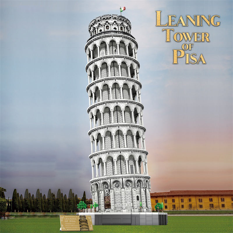 Architecture Schiefer Turm von Pisa Riesiges Modell