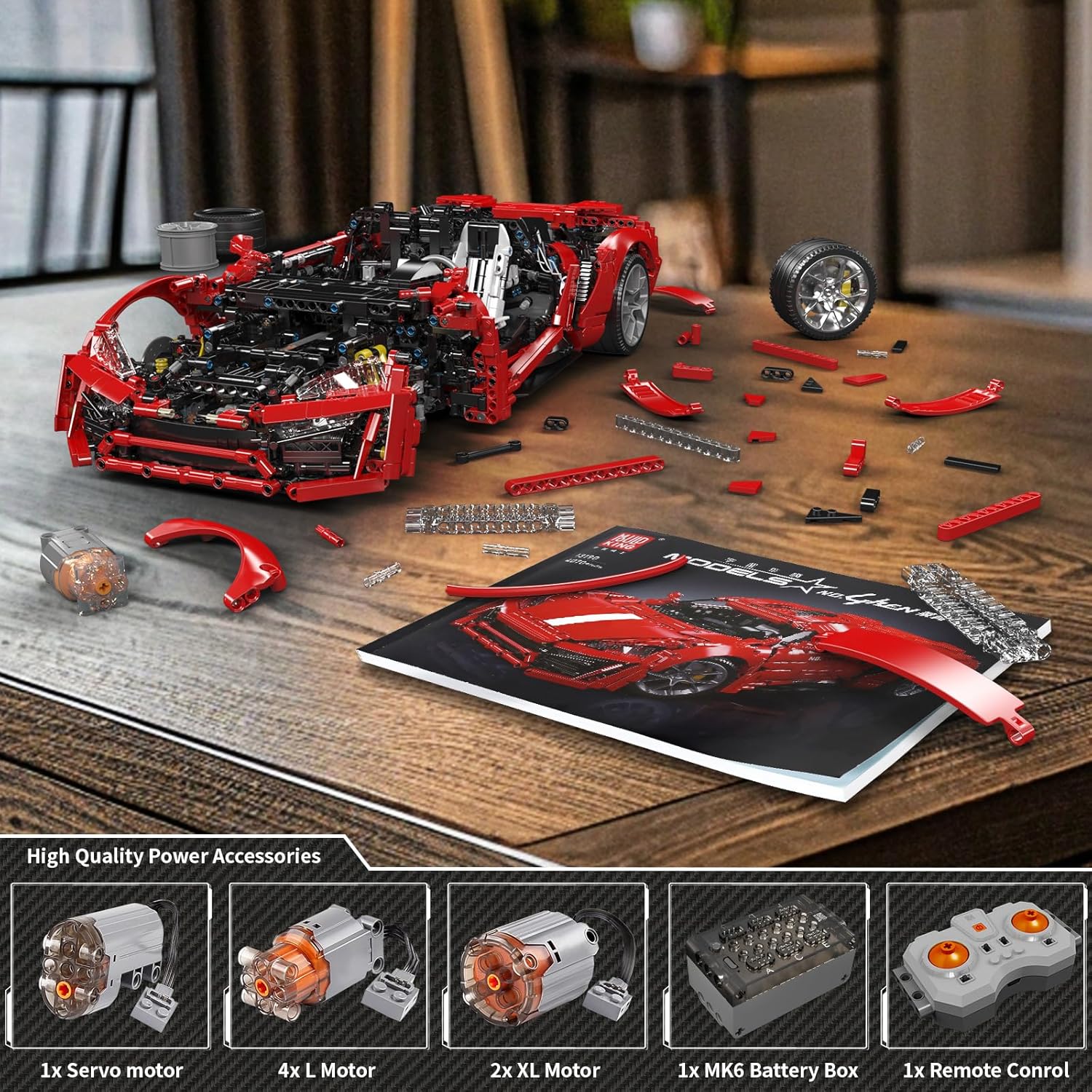 Mould King 13190 Lykan Technik Auto HyperSport Modell