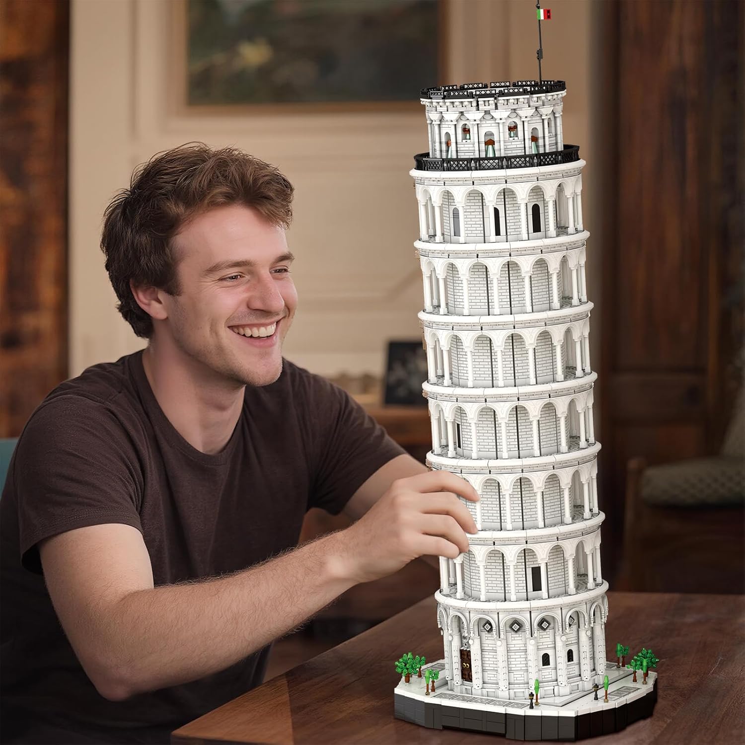 Architecture Schiefer Turm von Pisa Riesiges Modell
