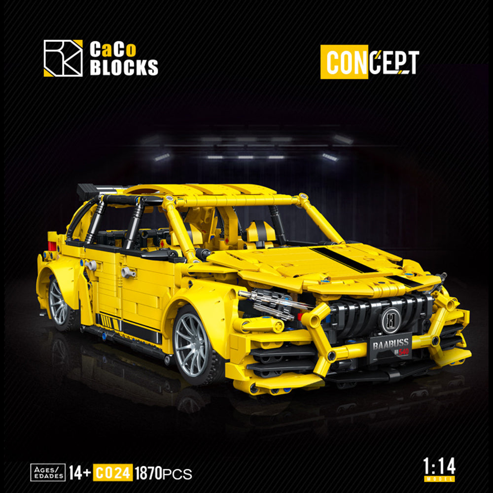 Technik Auto Benz A45 AMG, 1870 Teile Technik Supercar Technik Auto Ferngesteuert Modell, Technik Rennwagen Modell Kompatibel mit Lego Technik